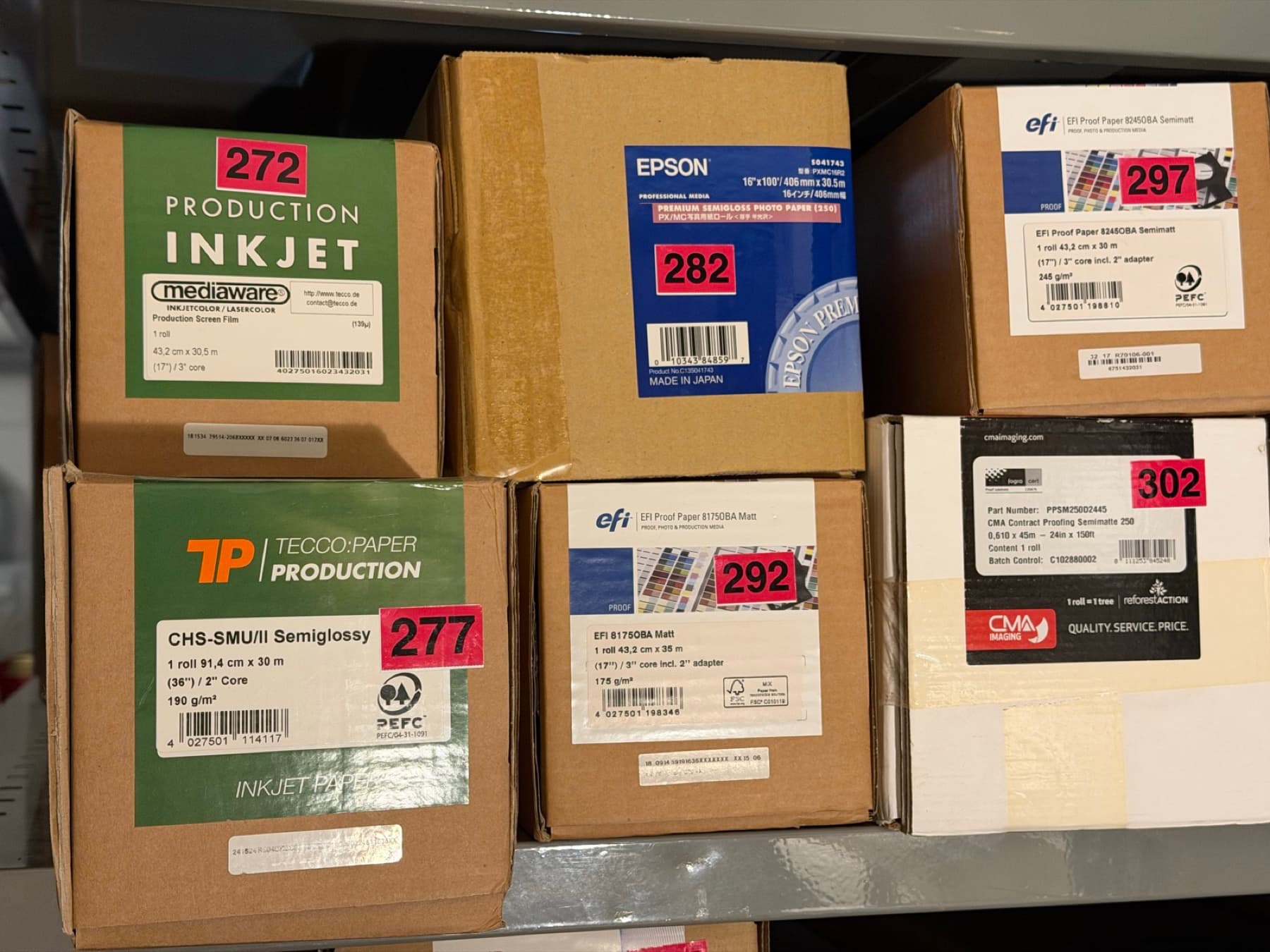 Proof Paper 8190GA Matt 17" 125gsm